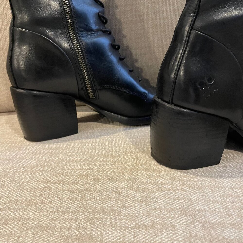 Patricia Nash Siciliana Lace-Up Boots Black - Picture 5 of 11